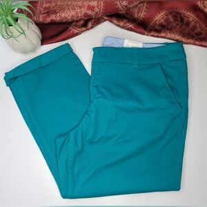 Stylus Chino Pants Teal Size 14 NWT